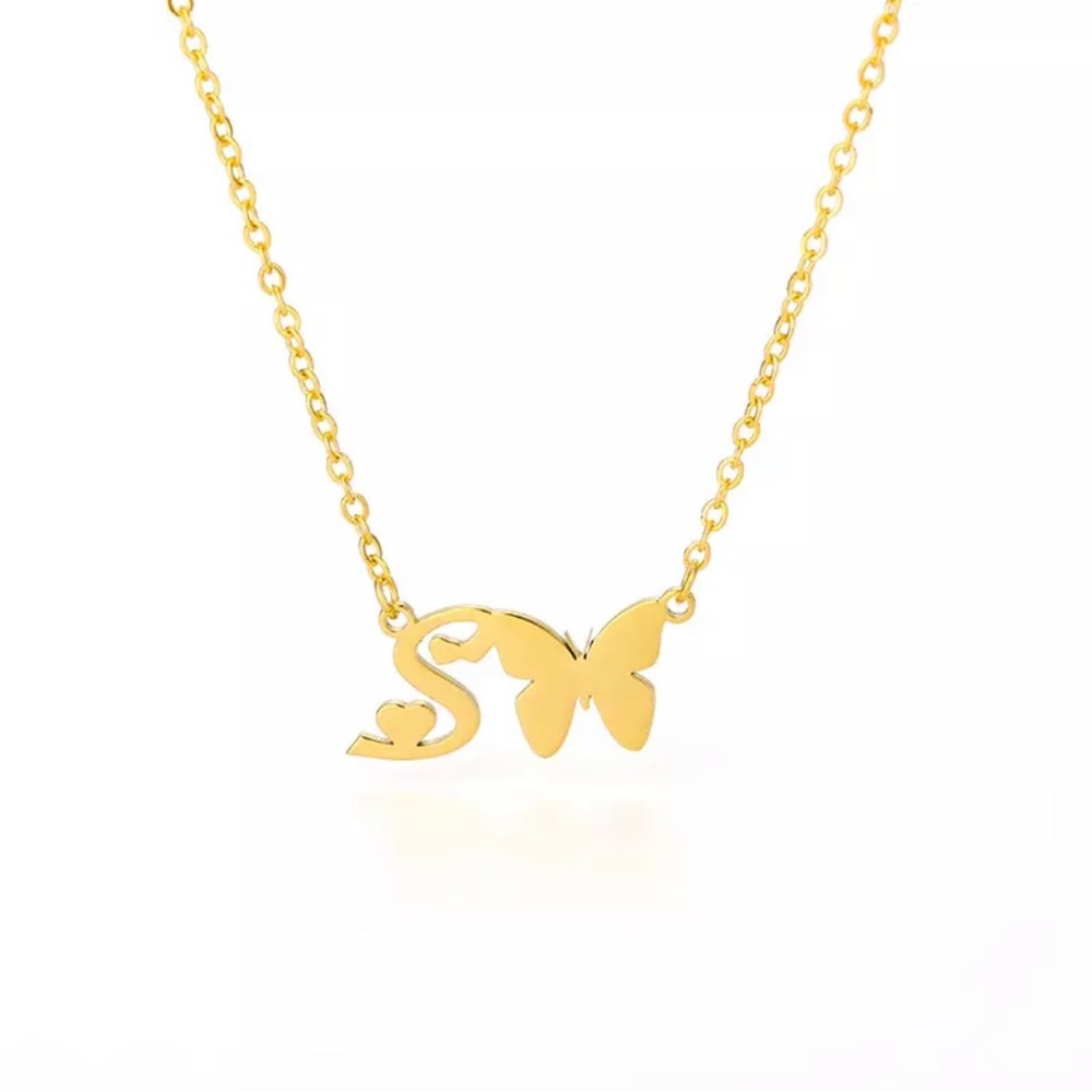 INITIAL LETTER “S” NECKLACE